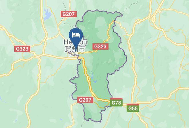 Hezhou - Hezhou Orient Hotel Maps