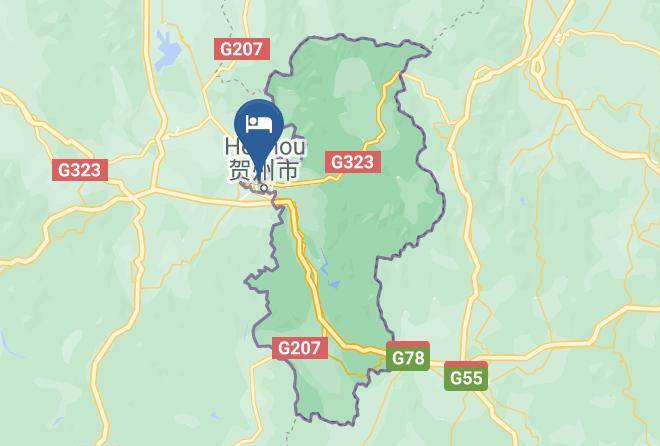 Hezhou - Hezhou Shangjun Soho Hotel Maps