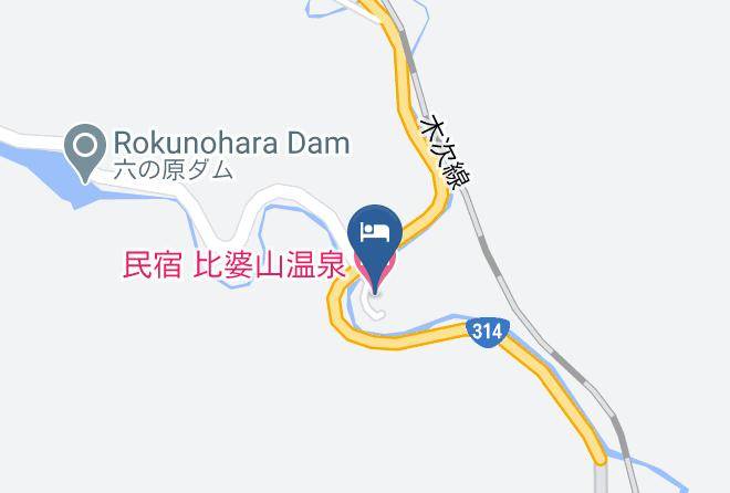 Shobara City - Hibayamaonsen Kumanoyu Hotel Maps