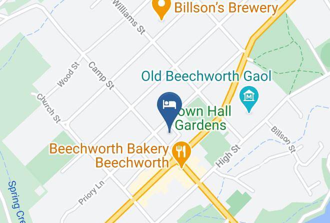 Indigo - Hibernian Apartments Beechworth Maps