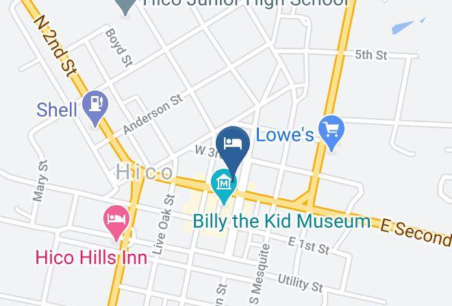 Hamilton - Hico Upstairs Inn On Pecan Street Maps