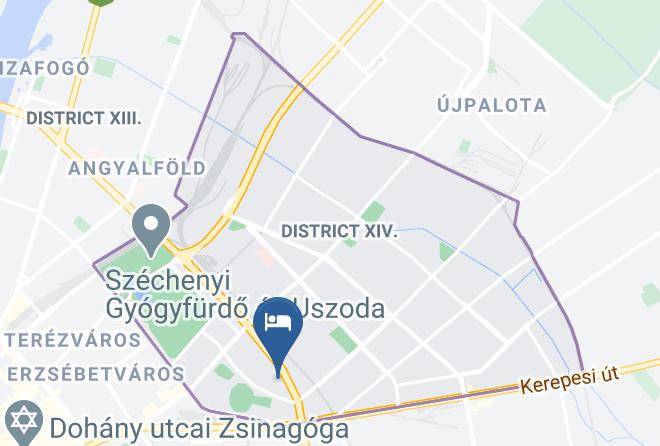Budapest Zuglo - Hid Hotel Maps