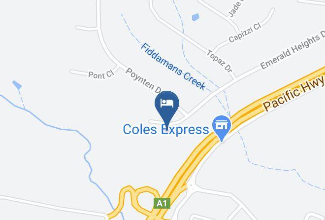 Coffs Harbour - Hidden Garden B & B Maps