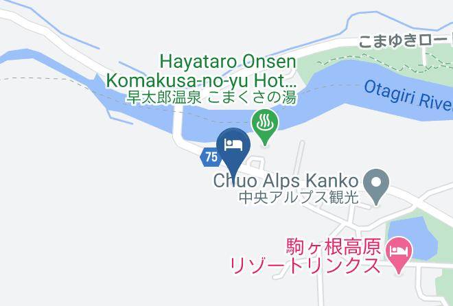 Komagane City - Hidden Inn Kikiyoshikaoru Of The Central Alps Mori Maps