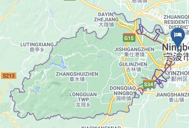 Ningbo - Hidden Moon Lake Hotel Ningbo Maps