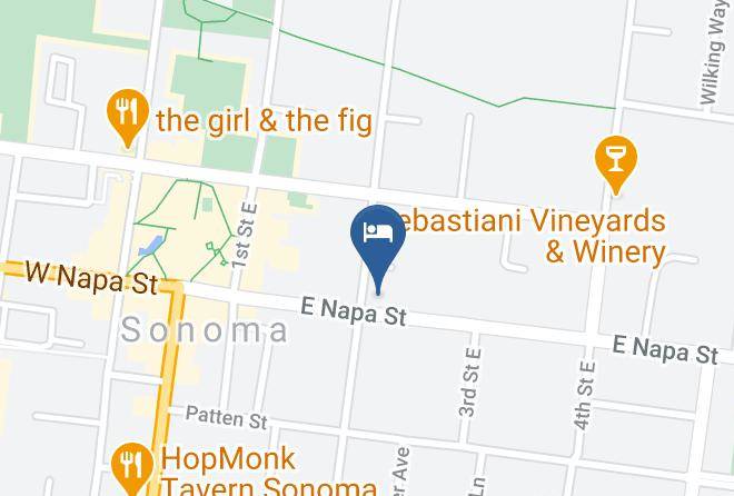 Sonoma - Hidden Oak Inn Maps