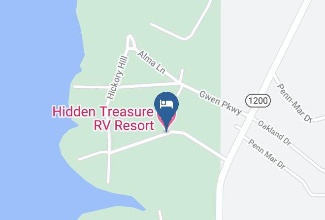 Rapides Par - Hidden Treasure Rv Resort Llc Maps