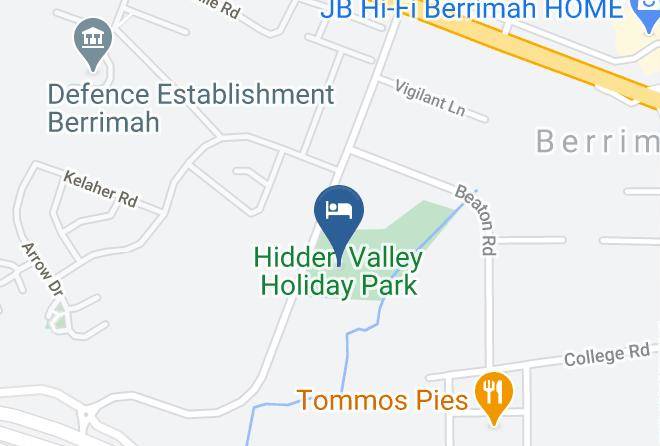Darwin - Hidden Valley Holiday Park Maps