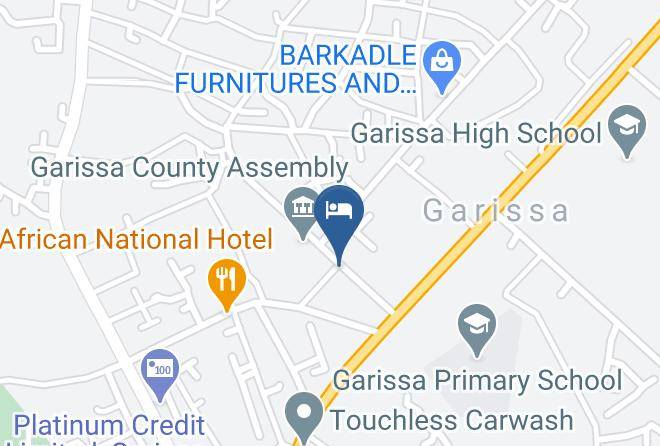 Garissa - Hiddig Hotel Maps