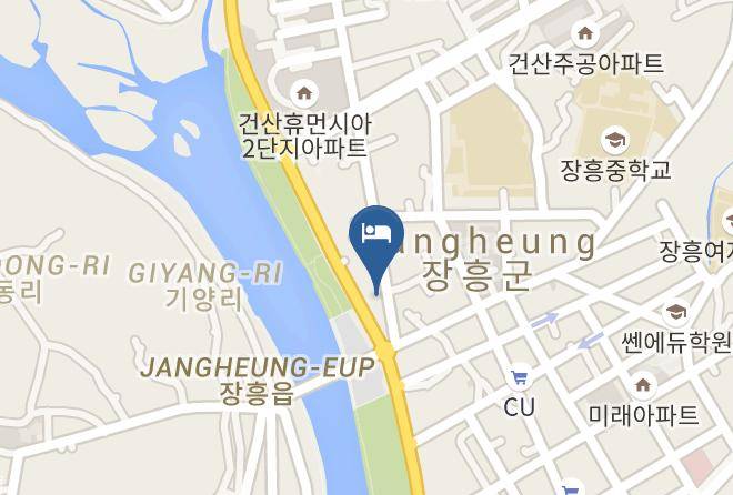 Hiddink Continental Tourist Hotel Gwangju Map