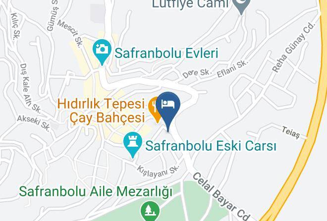 Safranbolu - Hidirlik Konaklari Maps