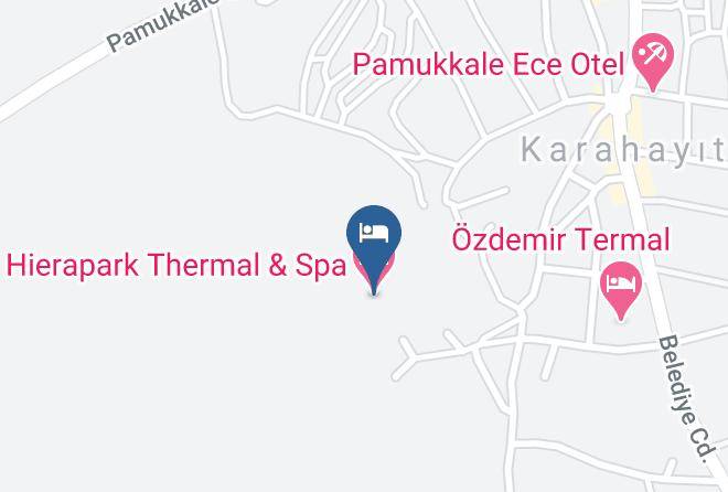 Pamukkale - Hierapark Thermal & Spa Hotel Maps