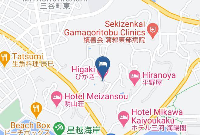 Gamagori City - Higaki Hotel Maps