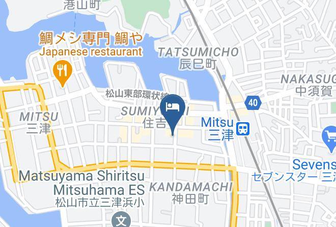 Matsuyama City - Higashidogo Sora To Mori Maps
