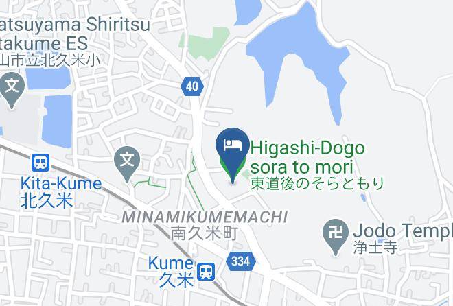 Matsuyama City - Higashi Dogo Sora To Mori Maps