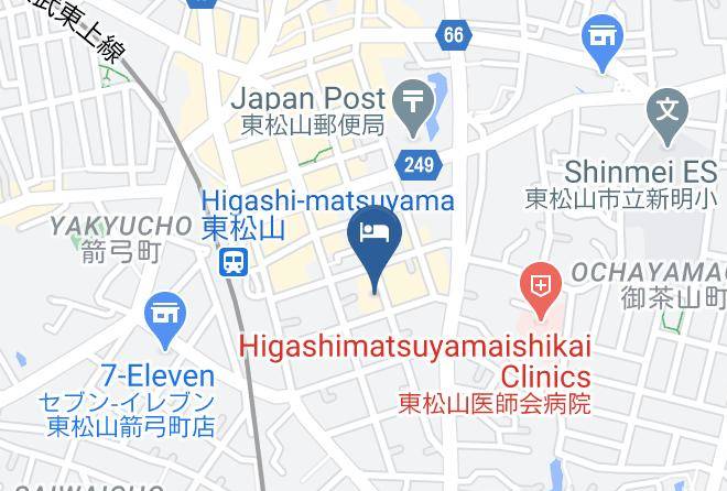 Higashimatsuyama City - Higashimatsuyama Daiichi Hotel Maps