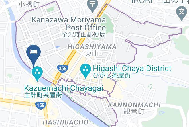 Kanazawa City - Higashiyama Aritsuki Maps