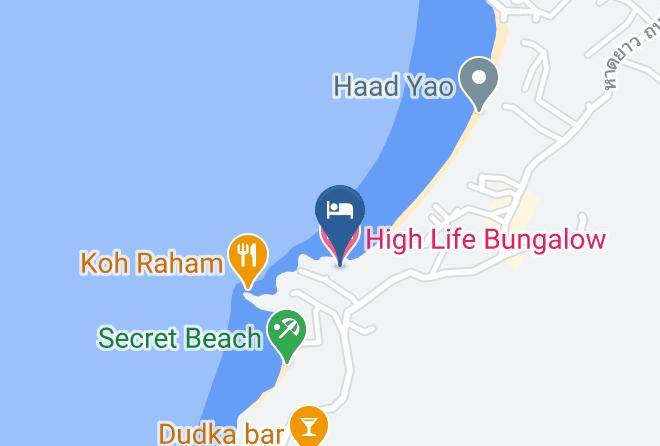 Amphoe Ko Pha Ngan - High Life Bungalow Maps