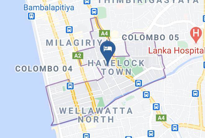 Colombo - Highbury Colombo Accomodation Maps