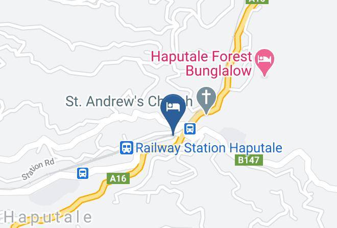 Badulla - Highcliffe Hotel Resort & Bar Maps
