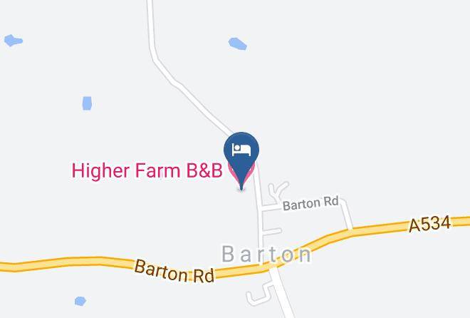 Cheshire - Higher Farm B&b Maps