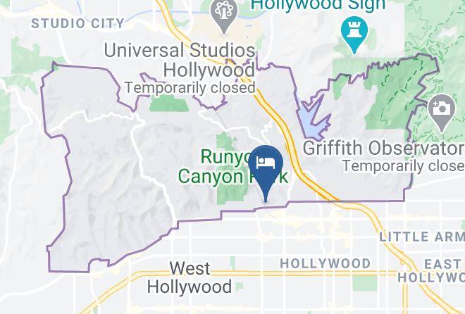 Los Angeles - Highland Gardens Hotel Maps