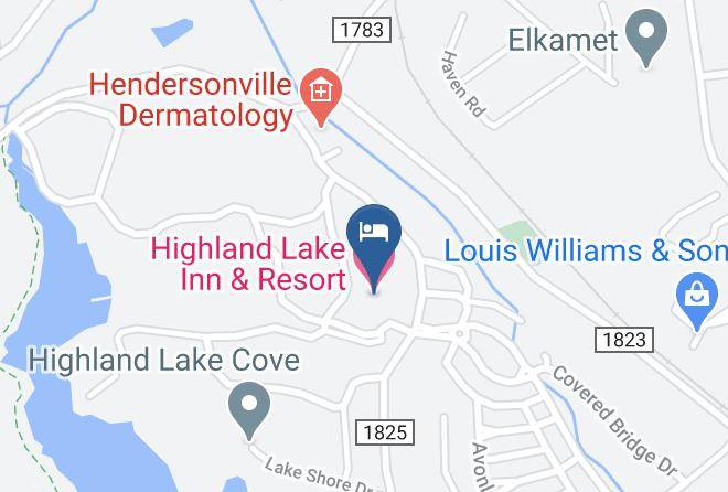 Henderson - Highland Lake Inn & Resort Maps