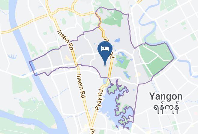 Yangon West - Highland Lodge Hotel Maps