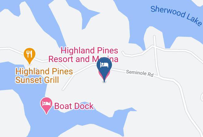 Troup - Highland Pines Resort And Marina Maps