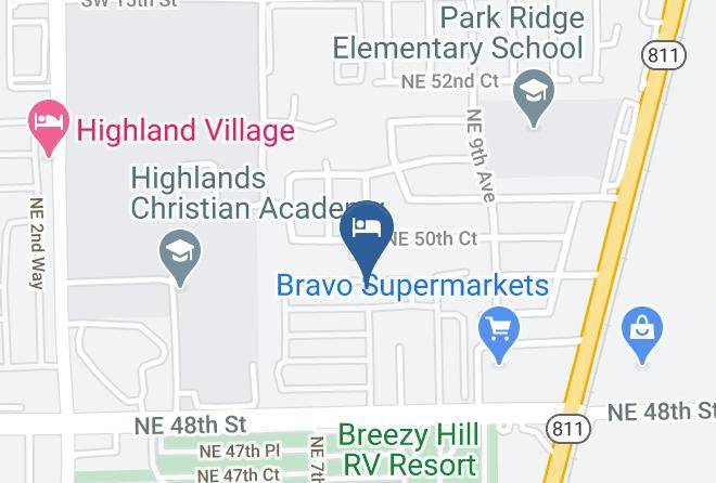 Highland Pines Rv Resort Map
