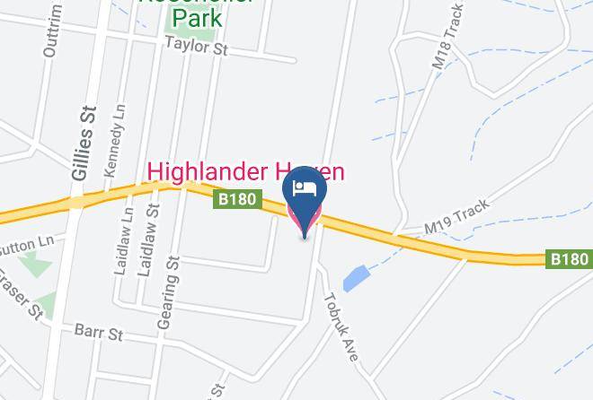 The Highlander Motel Map