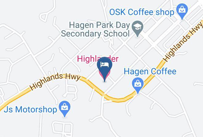 Mt Hagen - Highlander Hotel Maps
