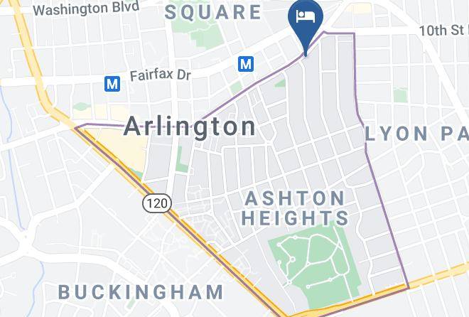 Arlington - Highlander Motel Maps
