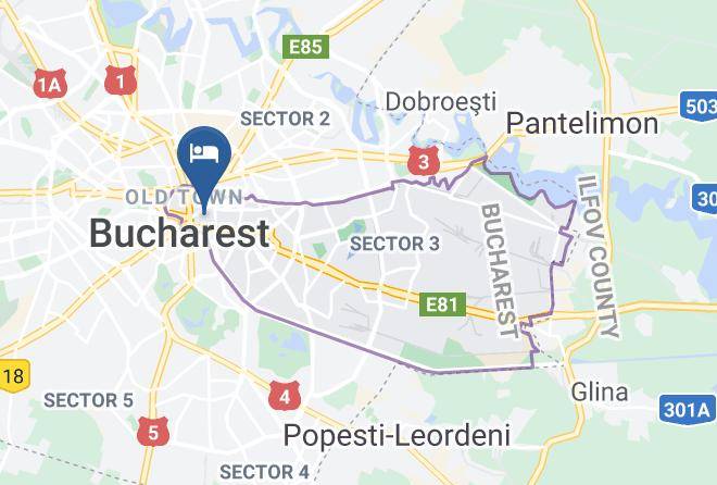 Bucharest - Highline Downtown Old Town Unirii Square Maps