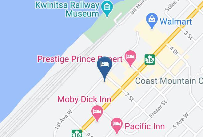Skeena Queen Charlotte - Highliner Plaza Hotel & Conference Centre Maps