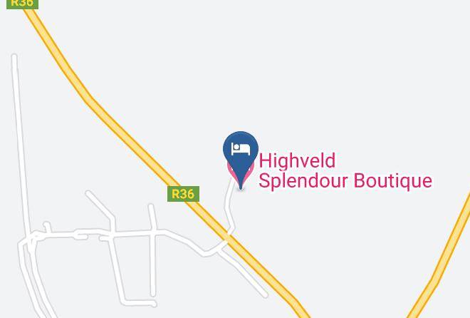 Msukaligwa - Highveld Splendour Boutique Hotel Maps