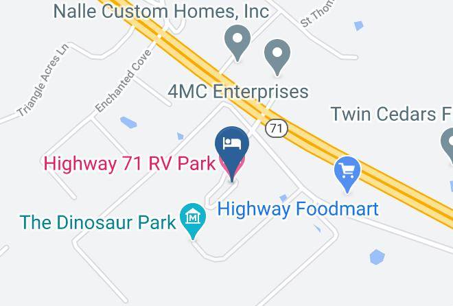Bastrop - Highway 71 Rv Park Maps