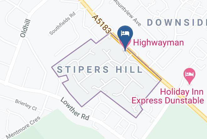 Highwayman Hotel Map