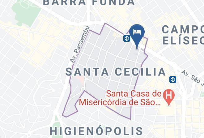 Sao Paulo Santa Cecilia - Higienopolis Hotel & Suites Maps