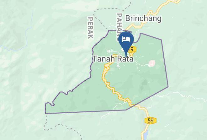 Cameron Highlands District - Hikers Sleep Port Maps