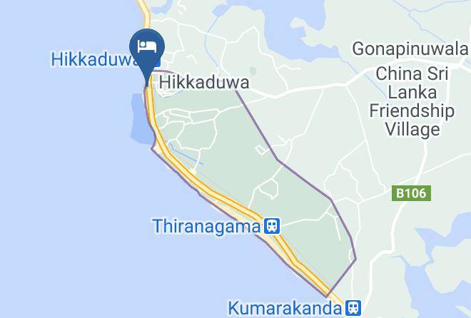 Galle - Hikkaduwa Beach Hotel Maps