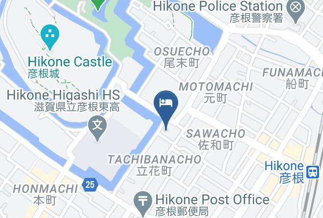 Hikone Castle Resort & Spa Map - Shiga Pref - Hikone City