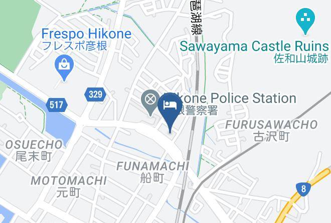 Hikone City - Hikone Station Hotel Maps