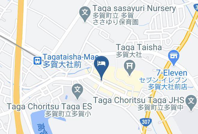 Taga Towninukami District - Hikone View Hotel Maps