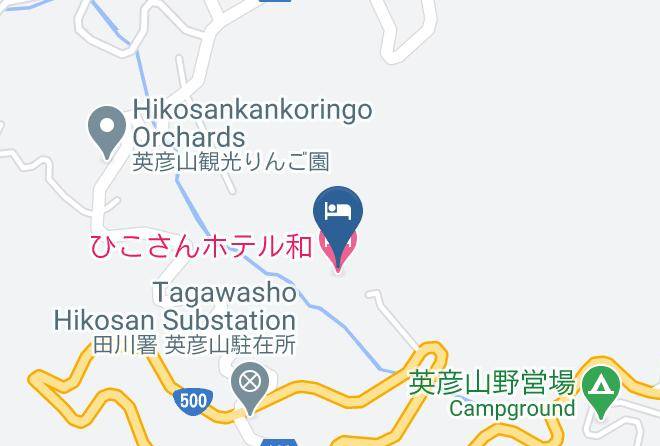 Soeda Towntagawa District - Hikosan Hotel Nagomi Maps