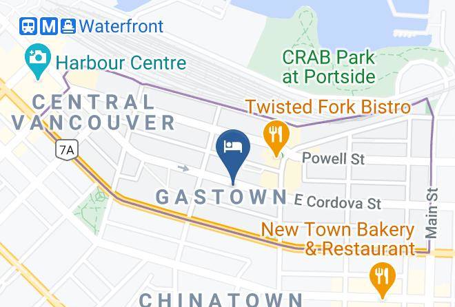 Greater Vancouver - Hildon Hotel Maps