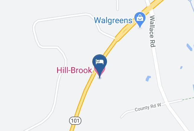 Hillsborough - Hill Brook Motel Maps