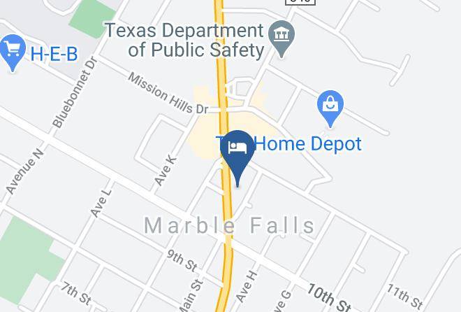 Hill Country Inn & Suites Map