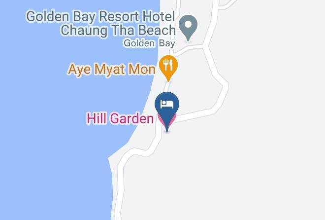 Hill Garden Hotel Map - Ayeyarwady - Pathein