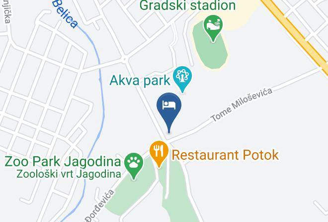 Hill Hotel Jagodina Map